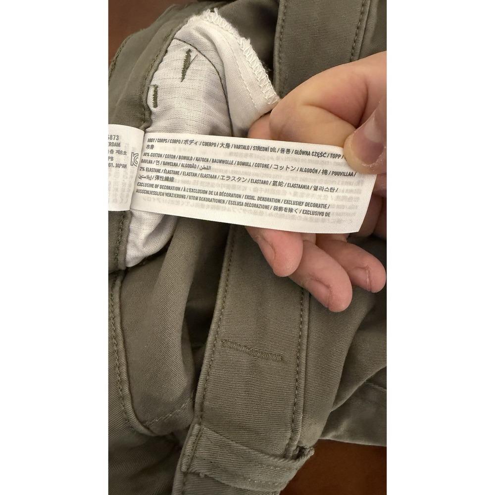 Hollister Pants Womens 3R 2R Tan Ultra High Rise Dad‎ Cargo 26R Pockets Utility - Picture 6 of 11